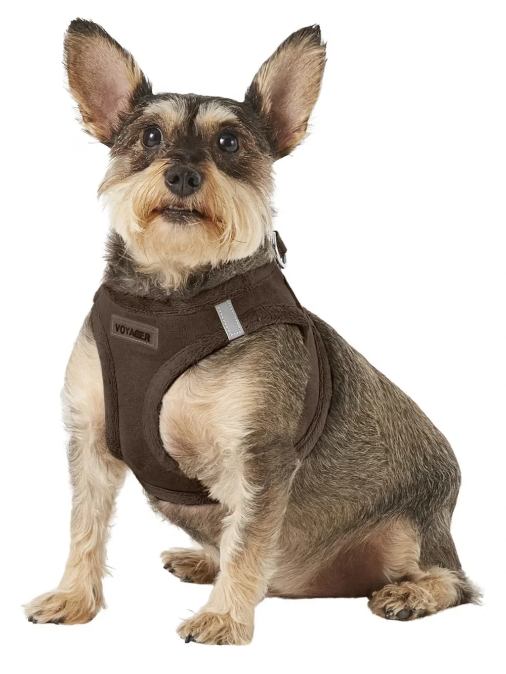 3/$30 Voyager Step in Harness Soft Plush Chocolate Suede